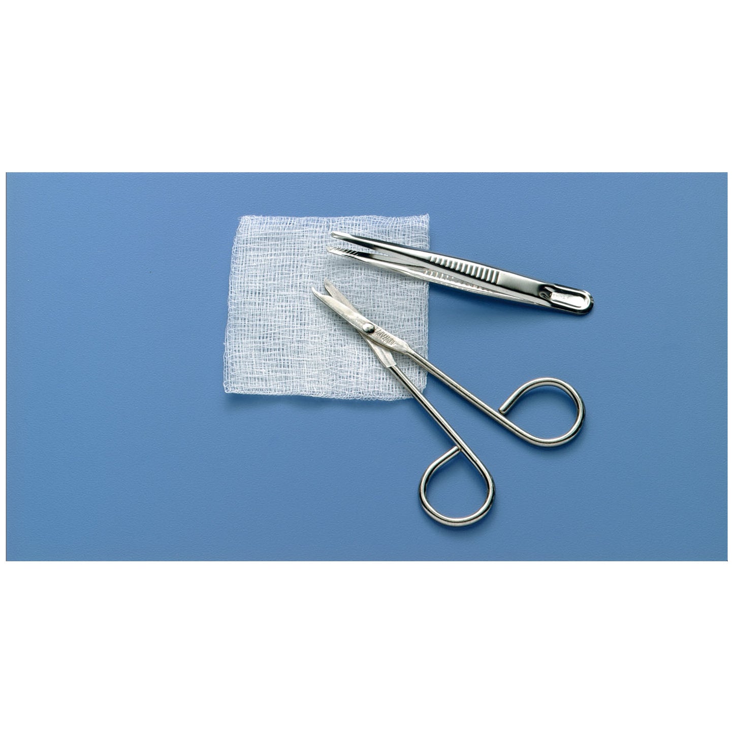 Suture Removal Set, Metal Forceps, 4", Sterile, Sterile, 50/cs (90 cs/plt)