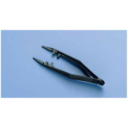 Deluxe Plastic Posi-Grip™ Forceps, 4", Sterile, 100/cs