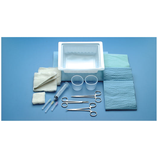 ER Laceration Tray, Sterile, 20/cs