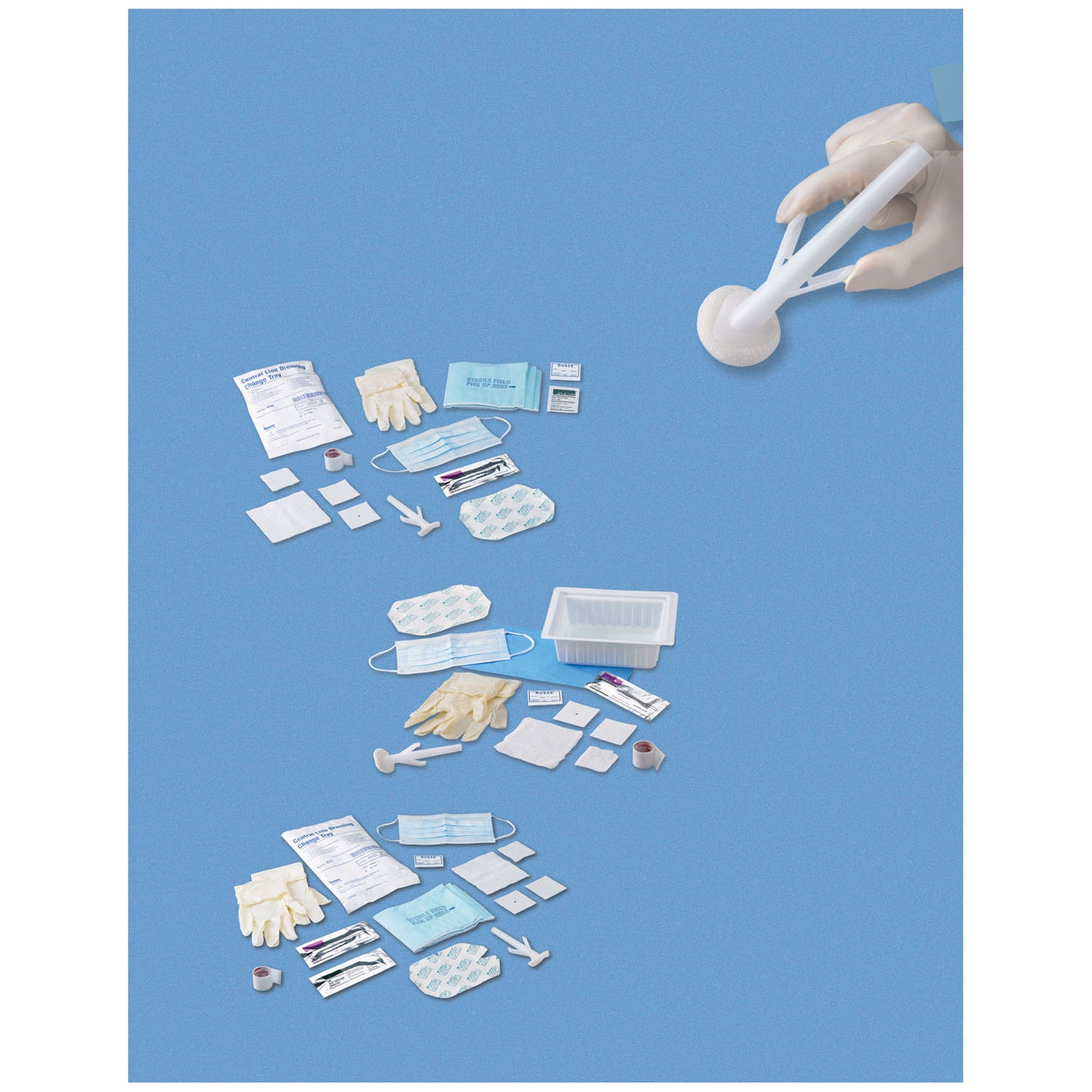 Central Line Kit, Tegaderm™ Dressing & ChloraPrep® One-Step Applicator, Sterile, 30/cs