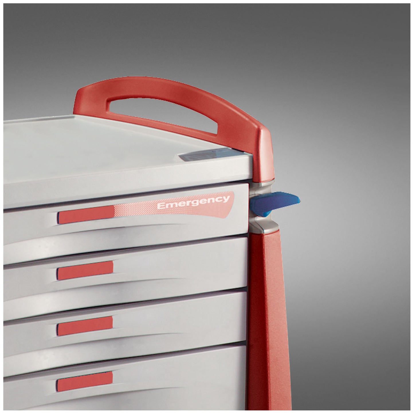 Upgrade, Am Handle Right, Emerg Red, Standard Cart