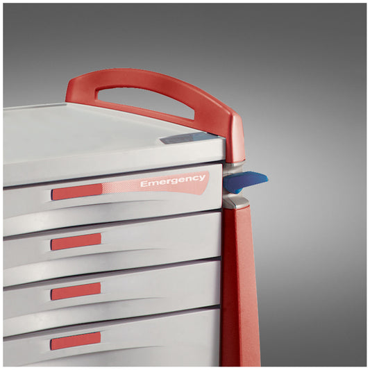 Upgrade, Am Handle Right, Emerg Red, Standard Cart