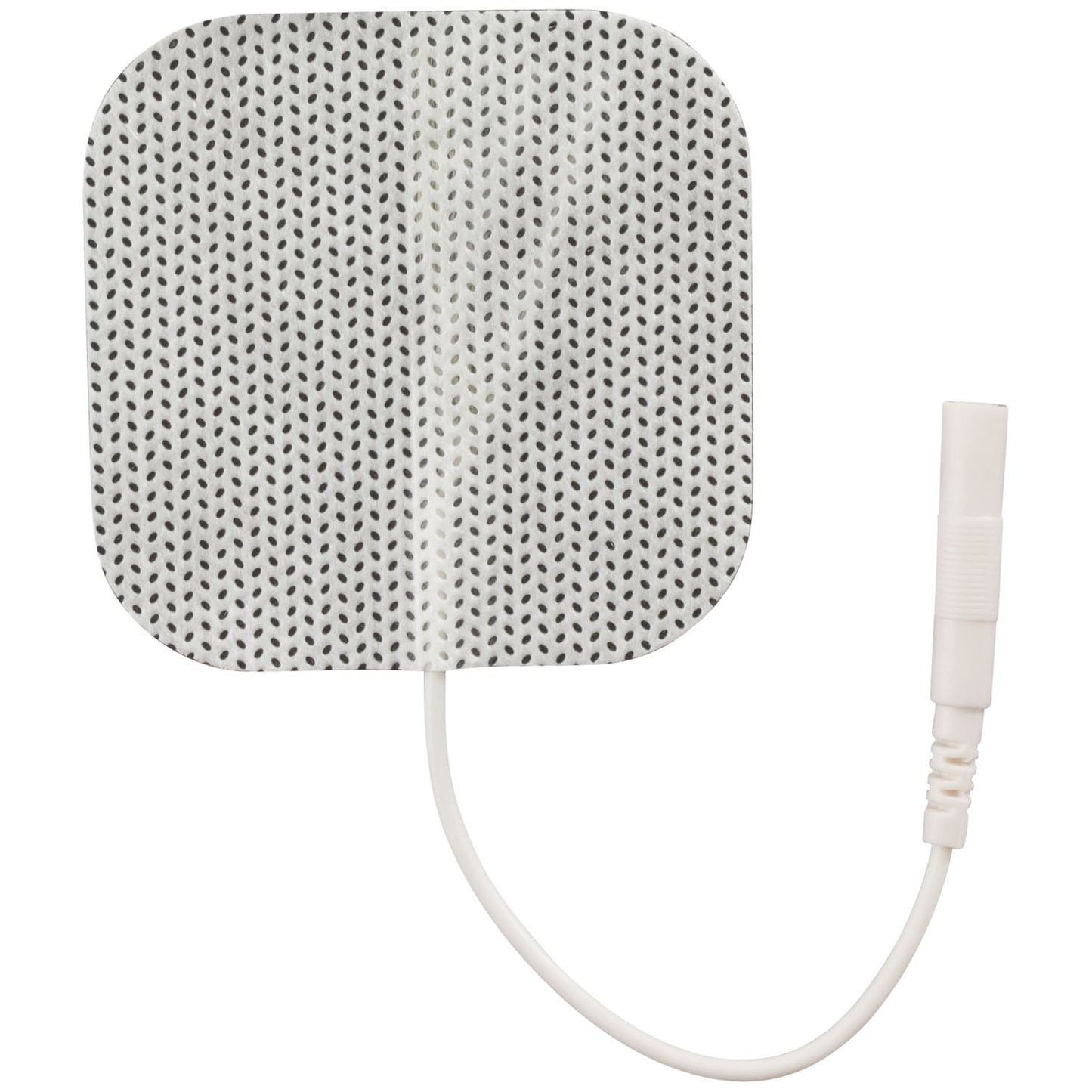 Electrode, 2" x 2" Square, White Cloth, Latex Free, 4/pk (092785)