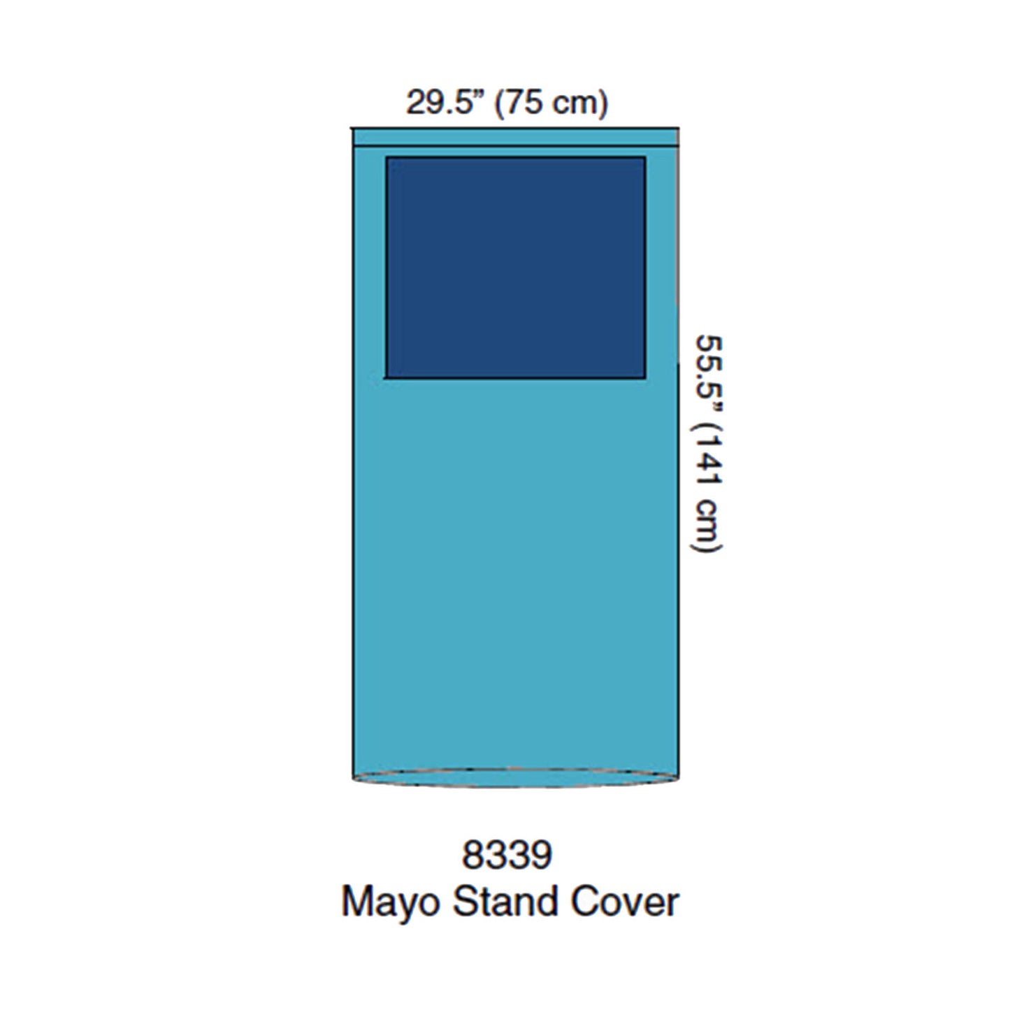 Cover, Mayo Stand, Reinforced Poly, 29 1/2W, 22/cs