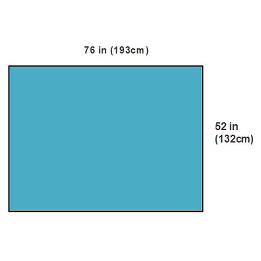 Drape Sheet, Fan-Folded, Three-Quarter, 56 x 77, 20/cs