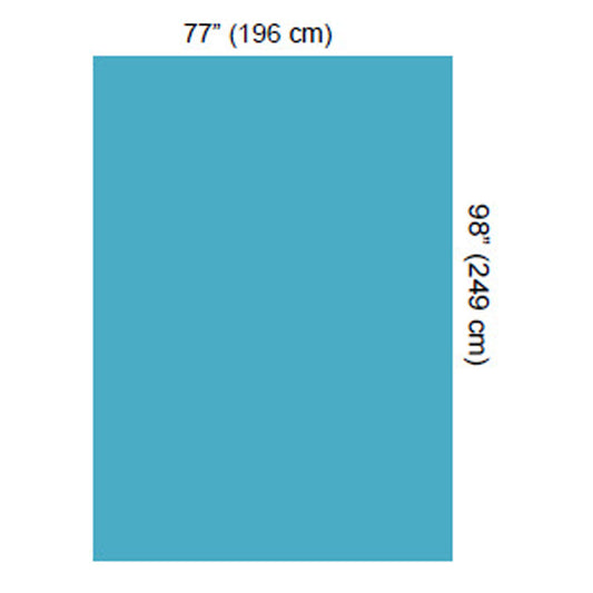 Drape Sheet, Fan-Folded, X-Large, 77 x 98, 12/cs