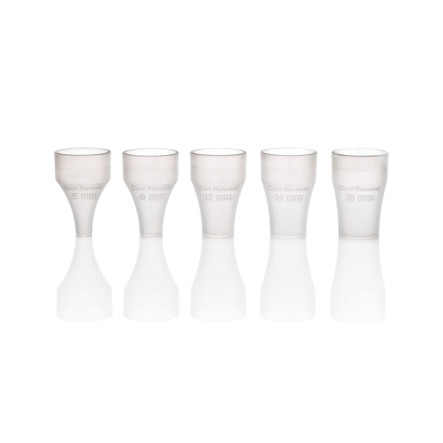 Isolation Funnels, Disposable, Assorted Sizes, 10 of Each Size 50/bx, 1bx/ea (5mm, 8mm, 12mm, 14mm, 16mm)
