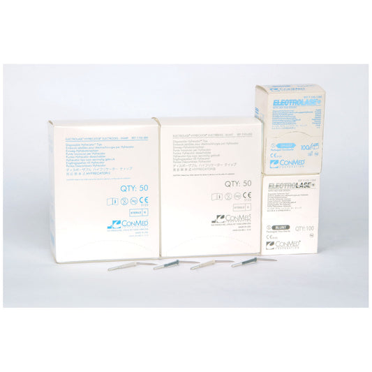 Blunt Tips Ideal For Broad Based Coagulation Procedures, Dark Gray Plastic Base, Non-Sterile, 100/bx