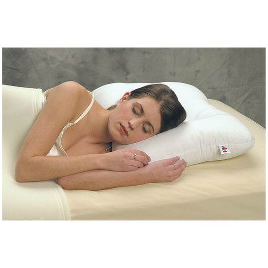 Cervical Pillow, Gentle Support, Midsize, 22"x15" , White (56cm x 38cm)