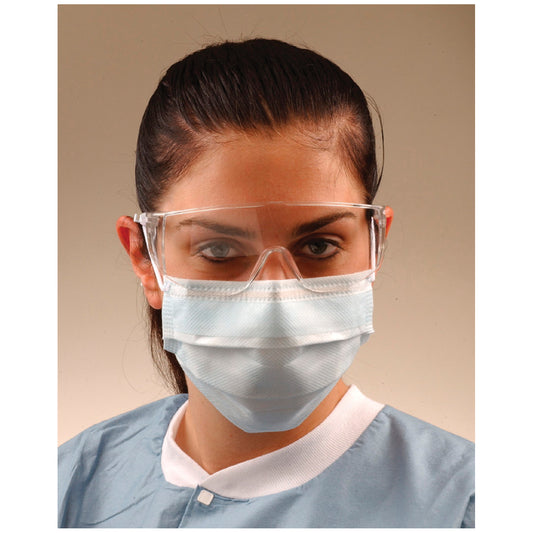 ASTM Level 3 Mask, Latex Free , Blue, 40/bx, 10 bx/ctn (LF)