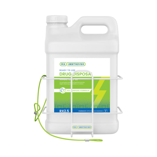 Rx Destroyer™ 2.5 Gallon Wall Mount with Security Cable