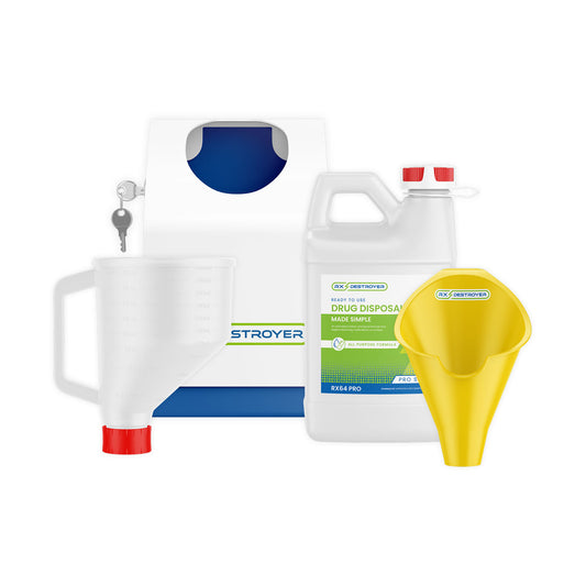 Rx Destroyer™ Starter Kit Includes: RX64PRO , RXFUN , FUN32 & 64PROLOCKBOX (1) (1) (1) (1)
