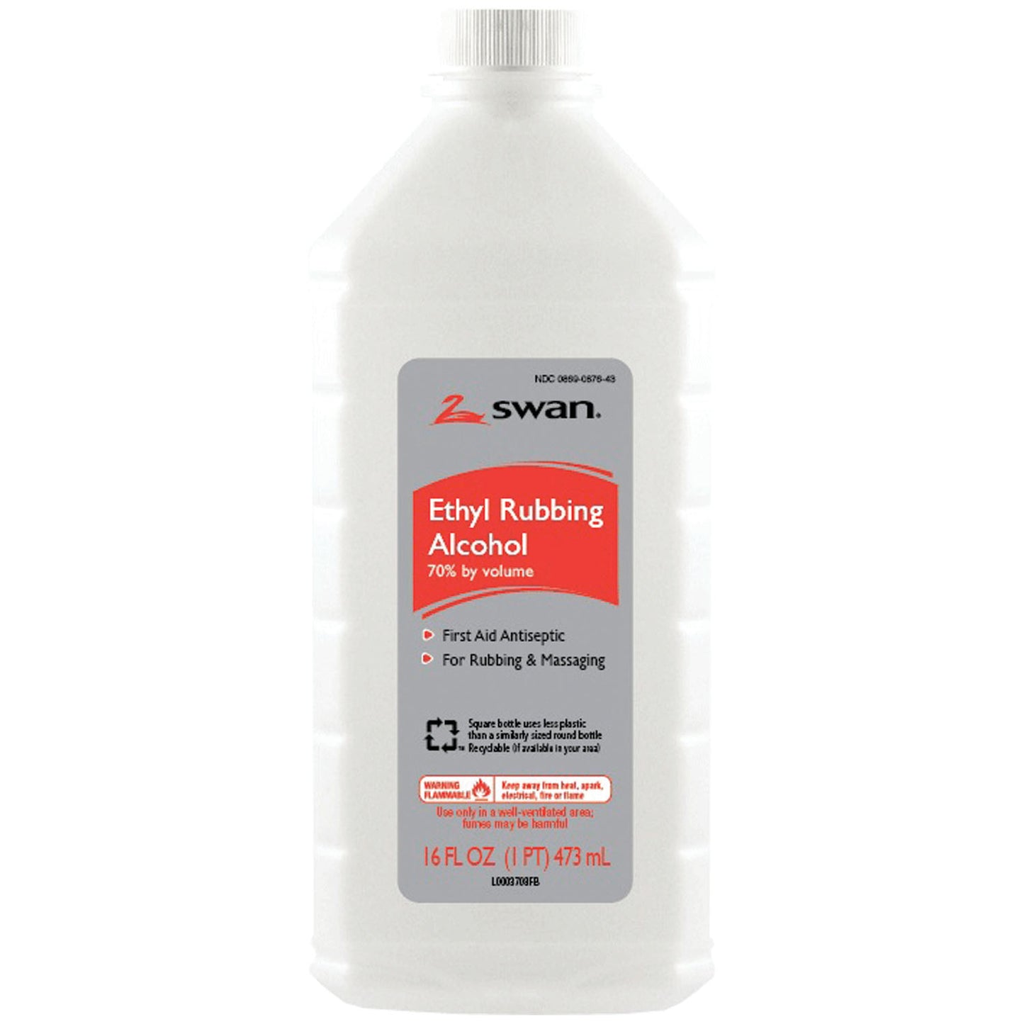 Ethyl Alcohol, 70%, 16 oz, 12/cs (132 cs/plt) (87643)