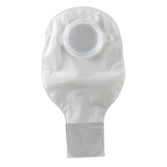 Drainable Pouch, 2-Piece, 6", 1-Sided Comfort Panel, Tail Clip, Transparent, 1 1/4" Flange, 10/bx