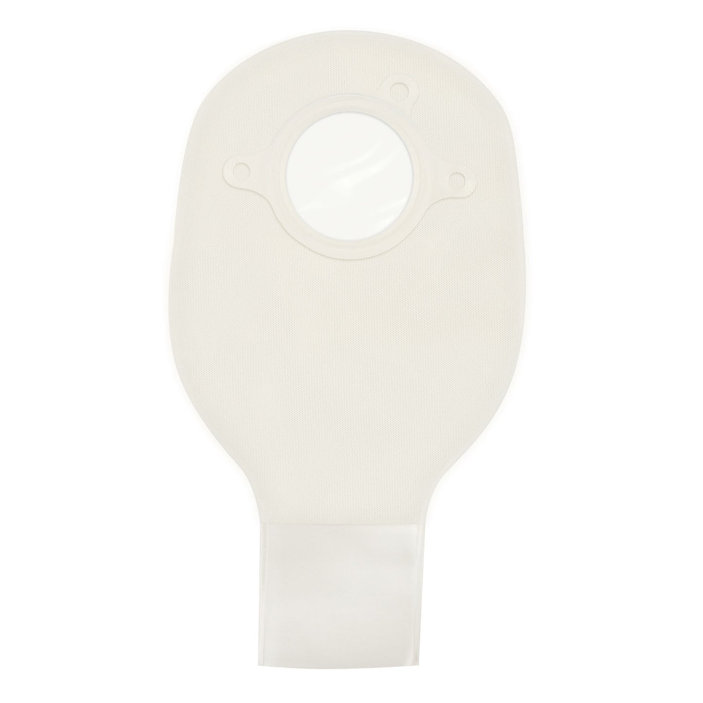 Drainable Pouch, 2-Piece, 6", 1-Sided Comfort Panel, Tail Clip, Transparent, 1 3/4" Flange, 10/bx