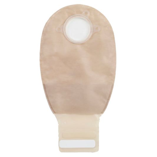 Closed-End Pouch, 12", 1-Sided Comfort Panel, Tail Closure, Transparent, 1 3/4" Flange, 10/bx
