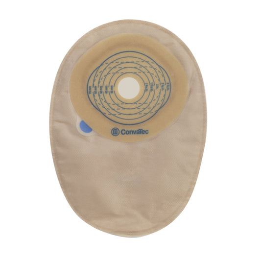 Closed-End Pouch, 8", 1-Sided Comfort Panel, Cut-to-Fit Modified Stomahesive Skin Barrier, Filter, Transparent, 13/16" - 2 3/4" Stoma, 30/bx