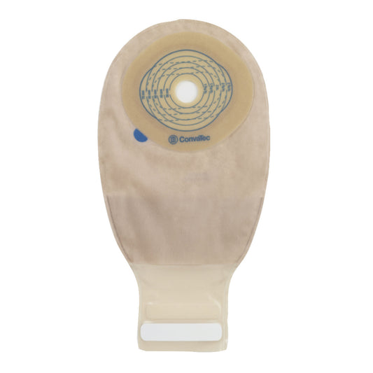 Drainable Pouch, 12", 1-Sided Comfort Panel, Cut-to-Fit Modified Stomahesive Skin Barrier, InvisiClose® Tail Closure, Transparent, 13/16" - 2 3/4" Stoma, 10/bx