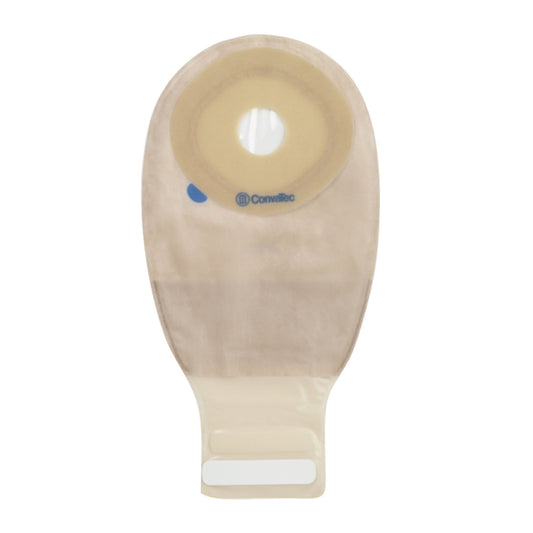 Drainable Pouch, 12", 1-Sided Comfort Panel, Pre-Cut Modified Stomahesive Skin Barrier, InvisiClose® Tail Closure, Filter, Transparent, 1" Stoma, 10/bx