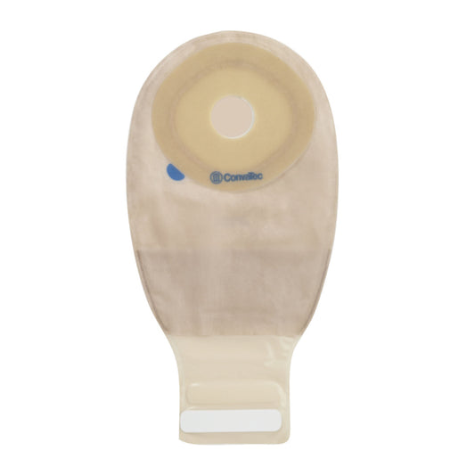 Drainable Pouch, 12", 2-Sided Comfort Panel, Pre-Cut Modified Stomahesive Skin Barrier, InvisiClose® Tail Closure, Filter, Tan, 1" Stoma, 10/bx