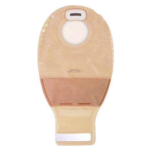 Drainable Pouch, 12", 1-Sided Comfort Panel, InvisiClose® Tail Closure, Filter, Transparent, Small, 10/bx