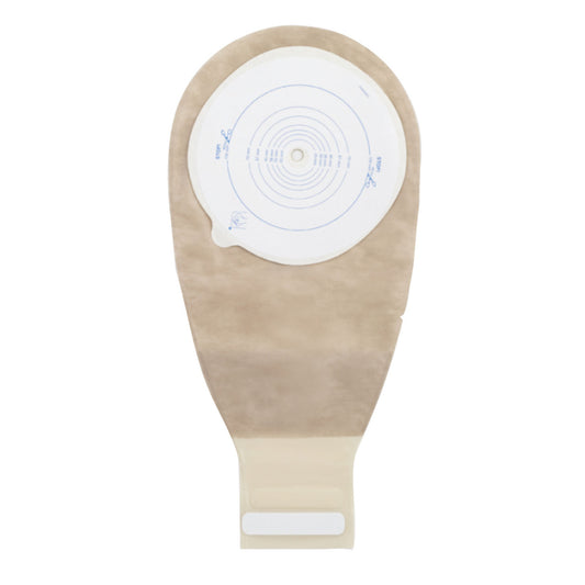 Drainable Pouch, 14", 1-Sided Comfort Panel, Cut-to-Fit Double-Layer Skin Barrier, InvisiClose® Tail Closure, Transparent, 3/8" - 4" Stoma, 10/bx