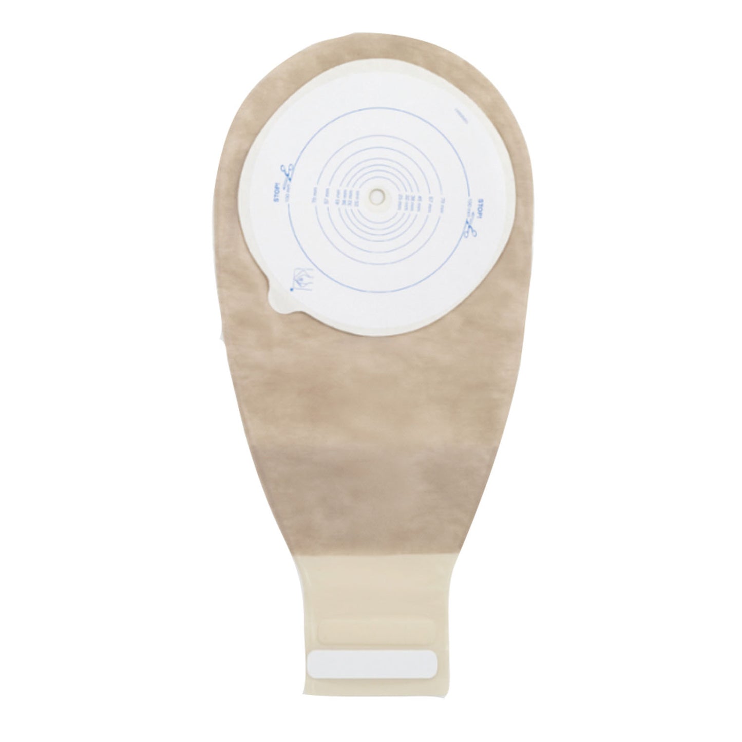 Drainable Pouch, 14", 1-Sided Comfort Panel, Cut-to-Fit Double-Layer Skin Barrier, InvisiClose® Tail Closure, Transparent, 3/8" - 4" Stoma, Non-Sterile, 10/bx