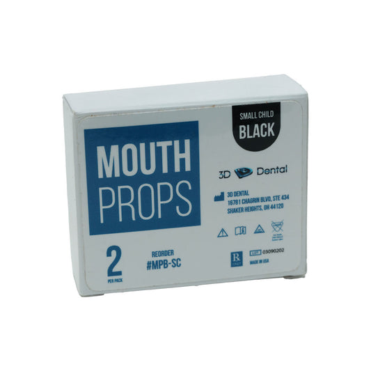 Mouth Props, Small Child, Black-2/PK