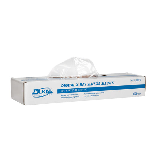 Digital X-Ray Sensor Sleeves, Universal, 2½" x 10", 500/bx, 36 bx/cs (32 cs/plt)