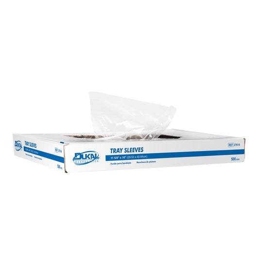 Tray Sleeves, 11-5/8" x 16", 500/bx, 6 bx/cs (28 cs/plt)