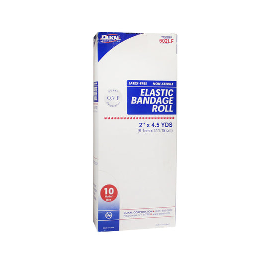 Elastic Bandage Roll, 2" x 4.5yd, Non-Sterile, Latex Free , 10/bx, 5 bx/cs (LF)