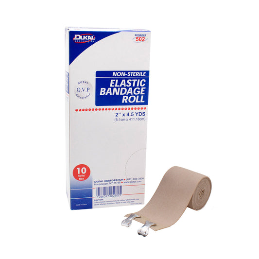 Elastic Bandage Roll, 3" x 4.5yd, Non-Sterile, Latex Free , 10/bx, 5 bx/cs (LF)