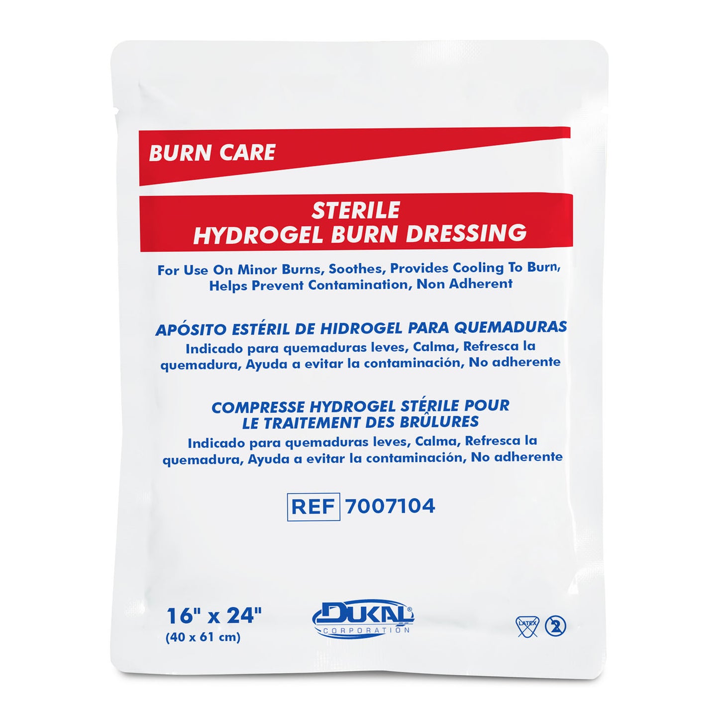 Burn Dressing, 16" x 24", Sterile, 1/pk, 10 pk/cs