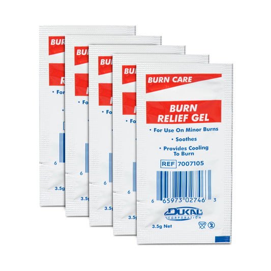 Burn Gel Sachet, 3.5g, 5's, Sterile, 5/bg, 200 bg/cs