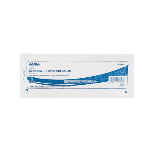 Conforming Stretch Gauze, 6" Sterile, 6 rl/bg, 8 bg/cs