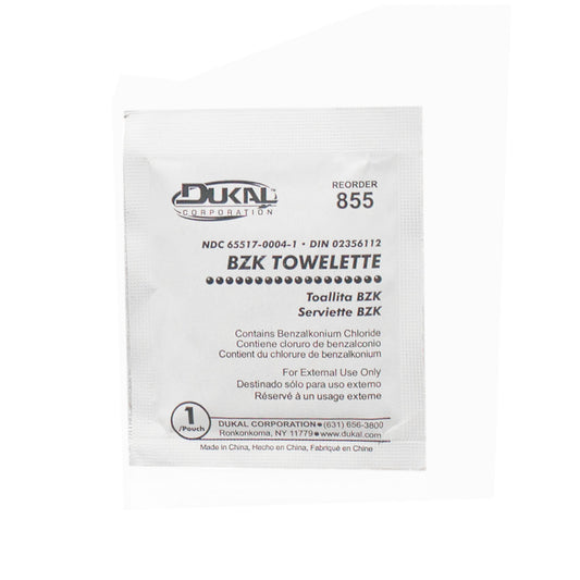 BZK Towelette, 5" x 8", Bulk, 1/pch, 1000 pch/cs (Not Available for sale into Canada)
