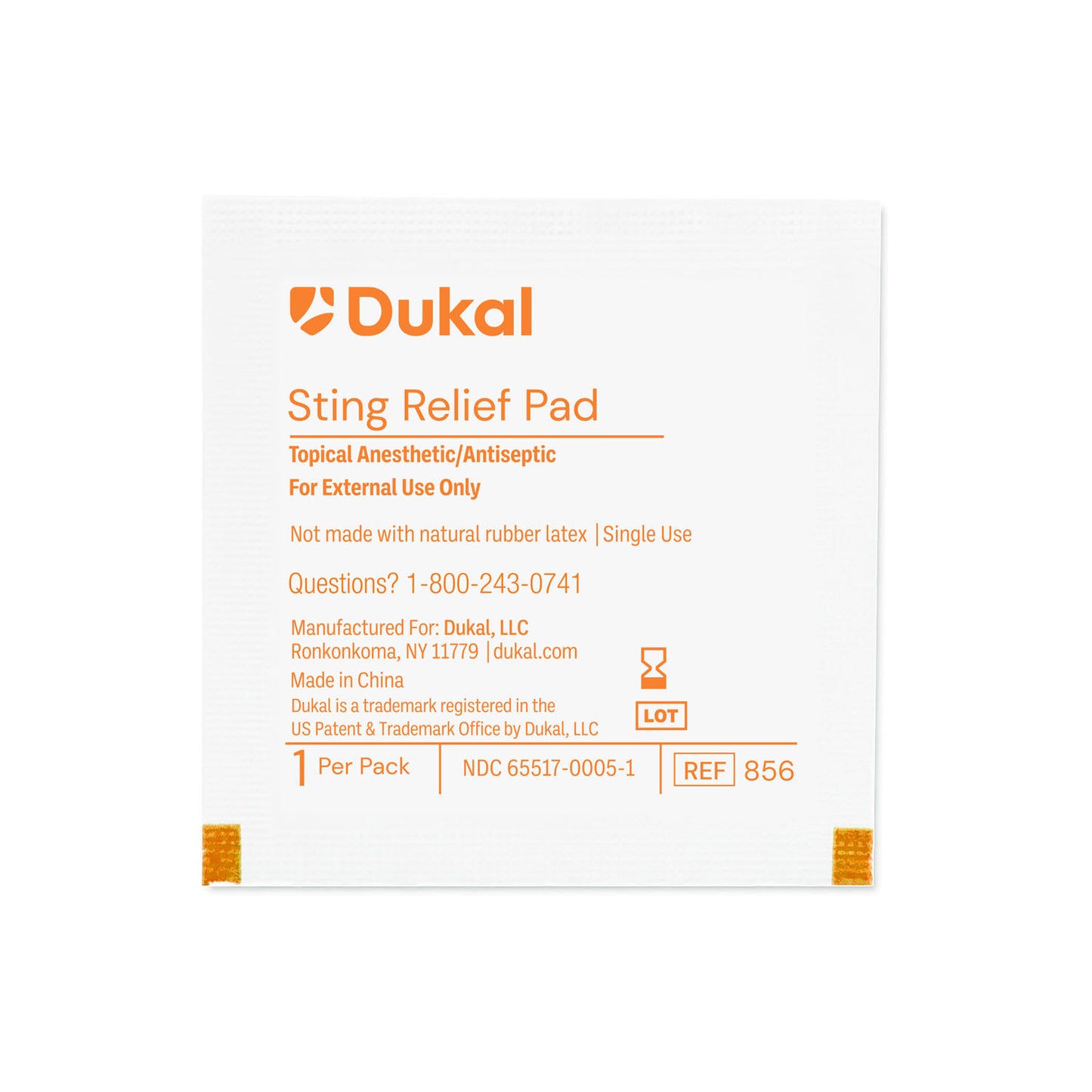 Sting Relief Pad, Medium, 2-Ply, Non-Sterile, Bulk, 1500/bx, 2 bx/cs (Not Available for sale into Canada)