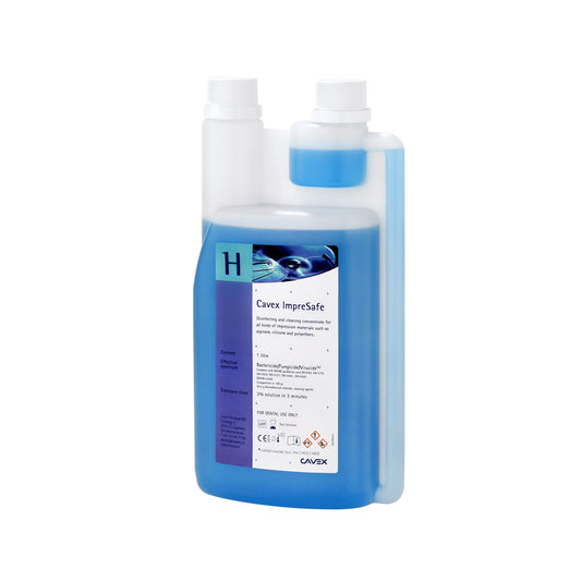 Cavex ImpreSafe Disinfectant Refills, 1 Liter Bottle , 6 bottles/cs (1000mL)
