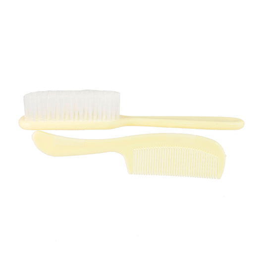 Baby Comb & Brush Set, Ivory, 1/bg, 24 bg/bx, 12 bx/cs