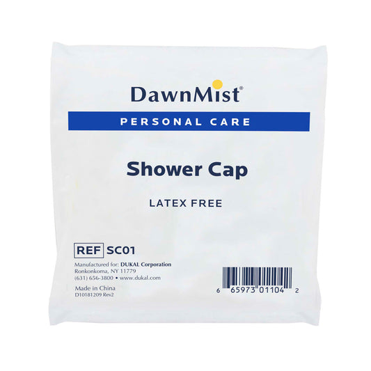 Shower Cap, Latex Free , 1/bg, 200 bg/bx, 10 bx/cs (LF)