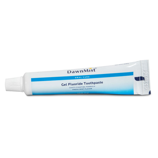 Gel Toothpaste, White, Fluoride, 0.6 oz Tube, 144/bx, 5 bx/cs (Not Available for Sale into Canada)