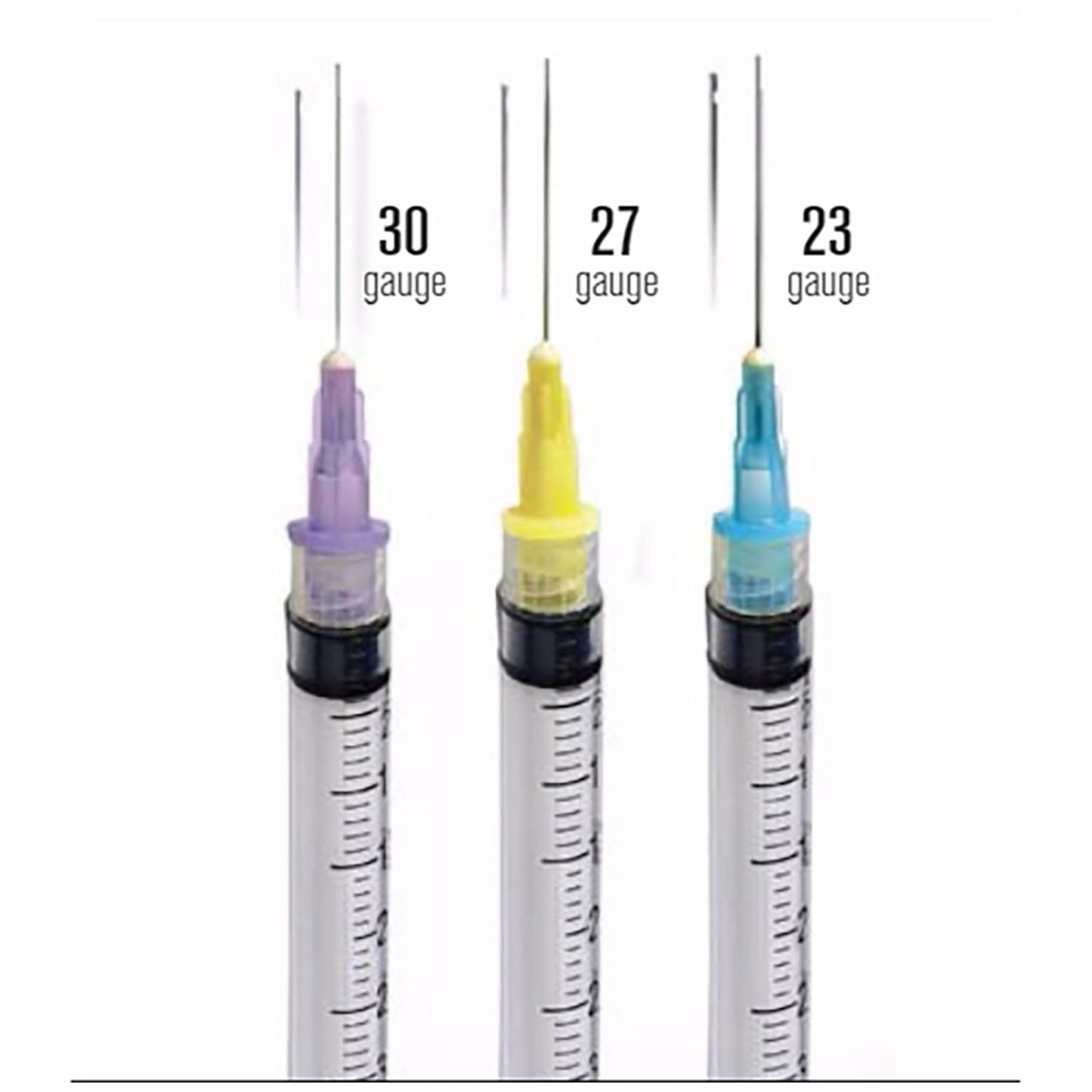 Irrigation Needle Tips, Luer Lock, 30G, Notched, Purple, 100/bx