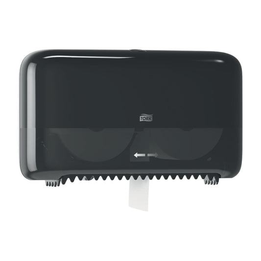 Elevation Bath Tissue Dispenser, Coreless, High Capacity, Universal, Black, T7, Plastic, 8.2" x 14.2" x 5.1" (234 cs/plt)