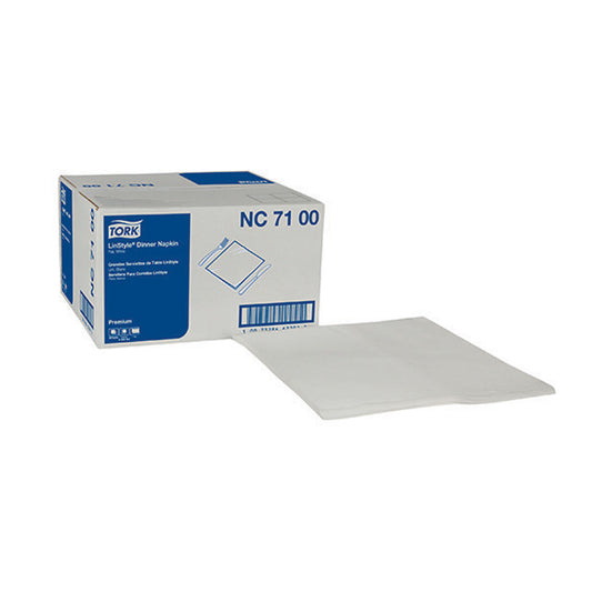 Dinner Napkin, Premium, White, 1-Ply, Embossed, 17" x 17", 500/pk, 1 pk/cs (40 cs/plt)
