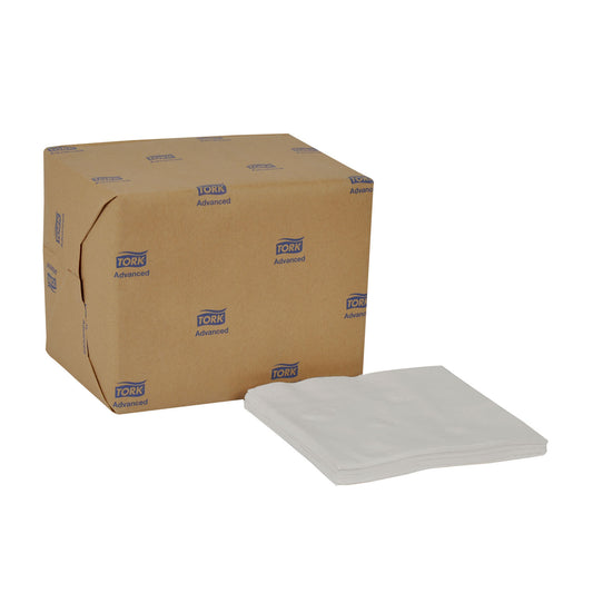 Dinner Napkin, 1/4 Fold, Advanced, White, 2-Ply, Embossed, 16.3" x 15", 375/pk, 8 pk/cs (24 cs/plt) (36 cs/plt)