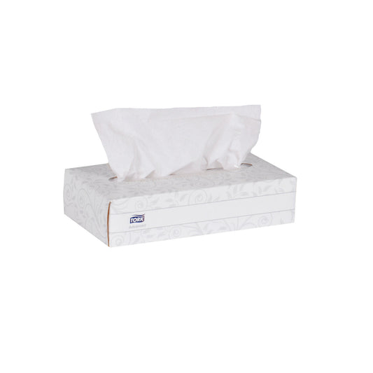 Facial Tissue Flat Box,, 2-Ply, Advanced, White, F1, 8.2" x 7.9", 100 sht/bx, 30 bx/cs (81 cs/plt)