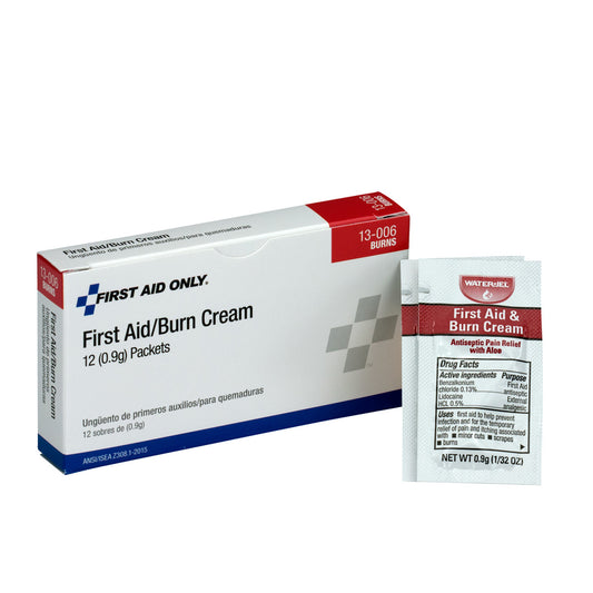 First Aid Burn Cream, 12/bx