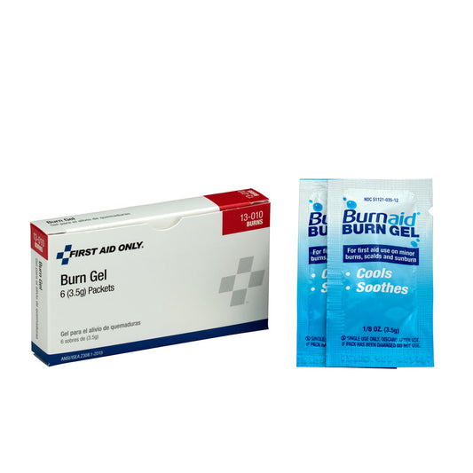 Burn Gel Packets, 6/bx