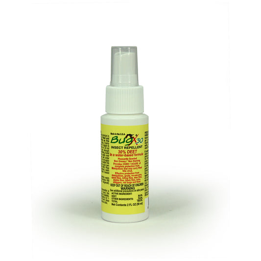 BugX30 Insect Repellent Spray DEET, 2oz btl , 12/cs