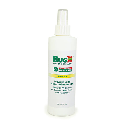 BugX DEET FREE Insect Repellent Spray, 8oz btl , 12/cs